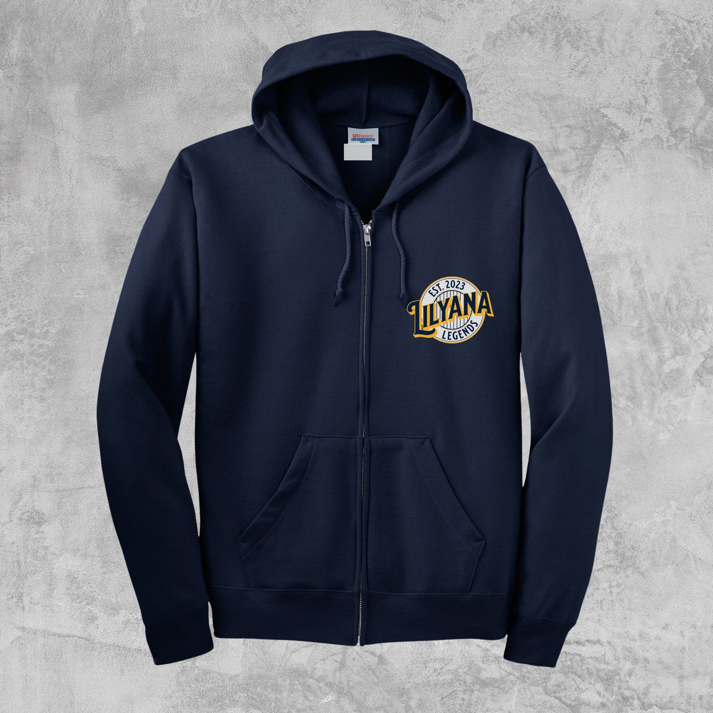 Legends Navy Zip-up Hoodie