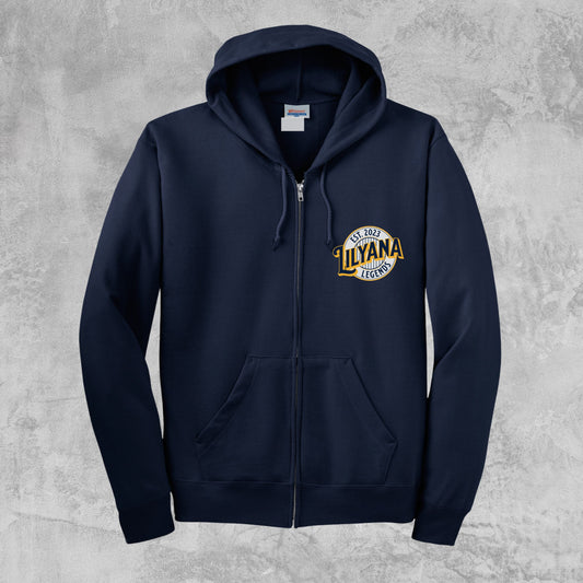 Legends Navy Zip-up Hoodie