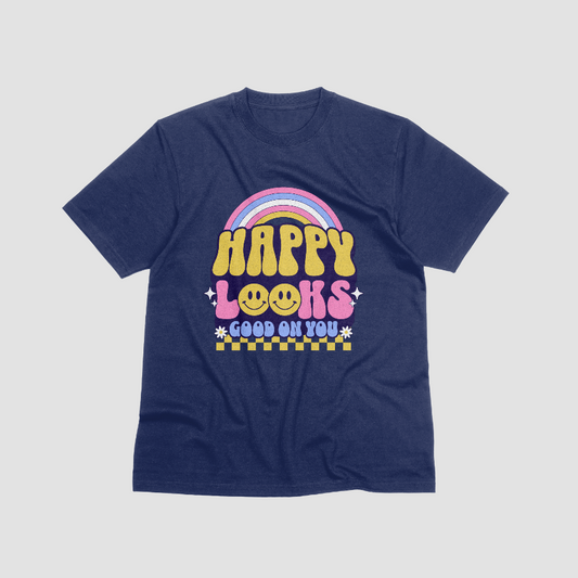 Happy Navy T-Shirt